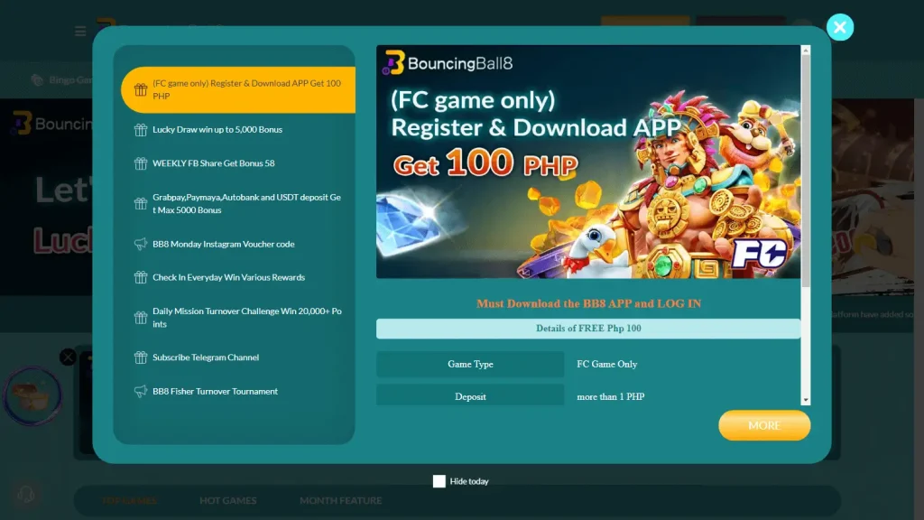 bouncing ball 8 casino